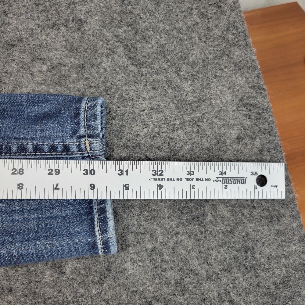 Vigoss Jeans Womens 25 Medium Wash Skinny Distressed Stretch Chelsea Y2K Denim - Picture 10 of 12